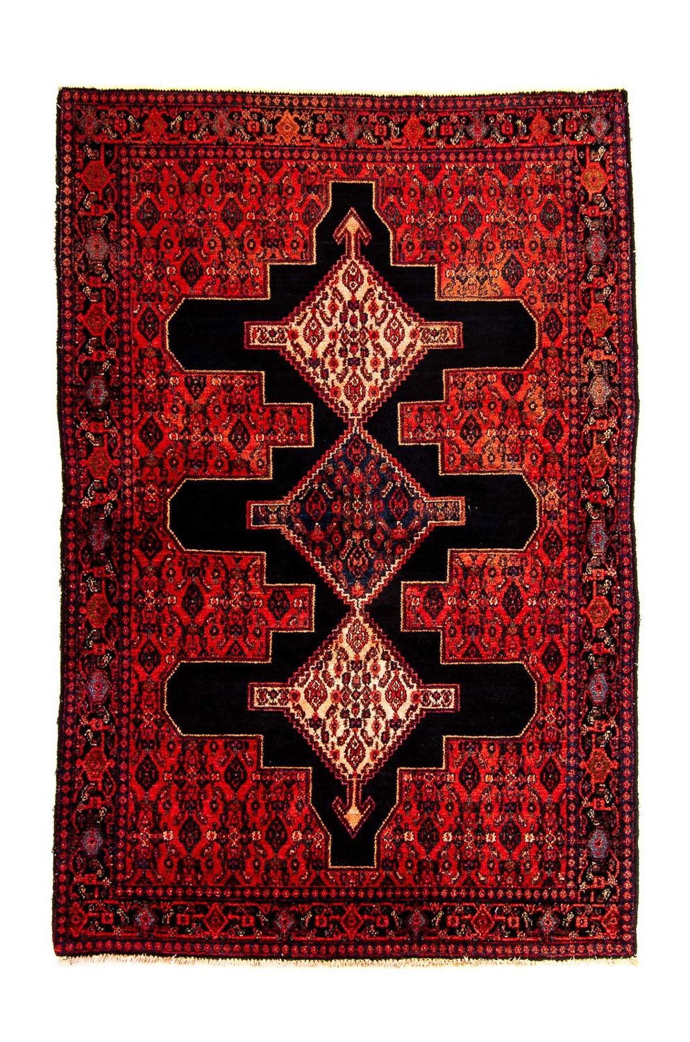 Persisk matta - Classic - 181 x 124 cm - mörkröd