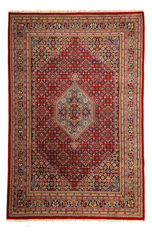 Orientaliska mattor - Bijar - Indus - 305 x 199 cm - röd