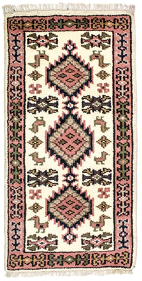 Oriental Carpet - 140 x 70 cm - beige