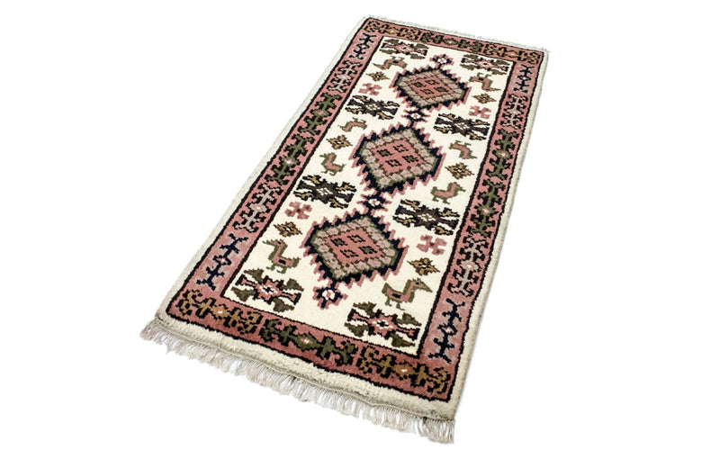 Oriental Carpet - 140 x 70 cm - beige