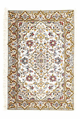 Persiska mattor - Keshan - 100 x 69 cm - beige