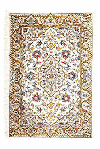 Persiska mattor - Keshan - 100 x 69 cm - beige