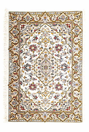 Persiska mattor - Keshan - 100 x 69 cm - beige