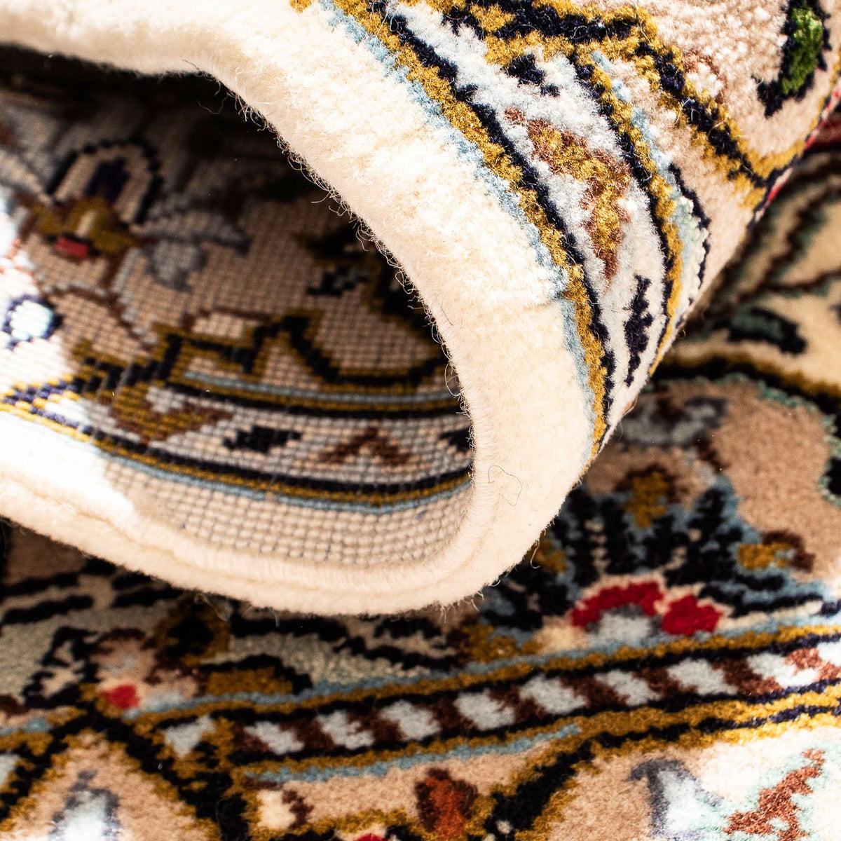 Persiska mattor - Keshan - 100 x 69 cm - beige