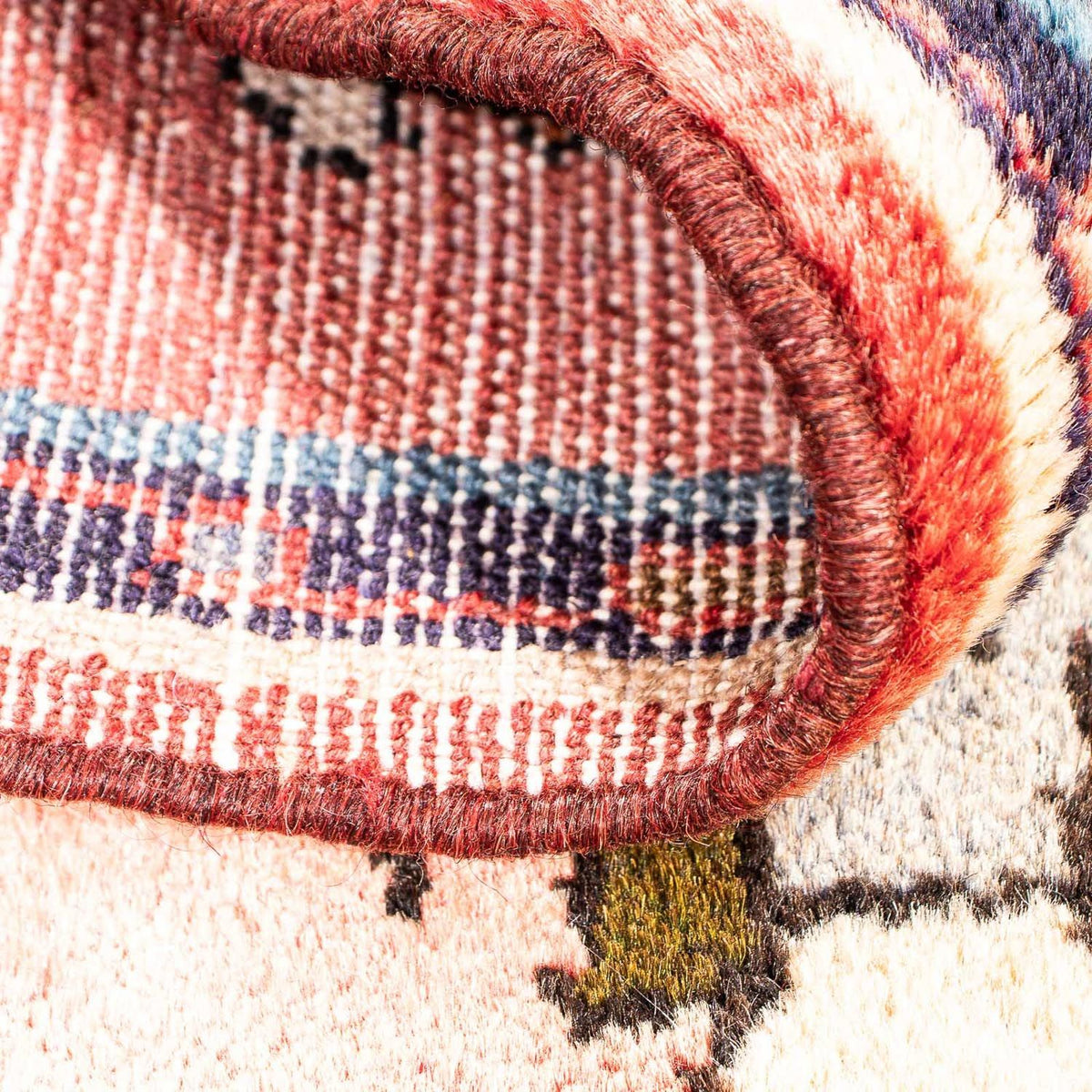 Persisk matta - Classic - 63 x 54 cm - ljusröd