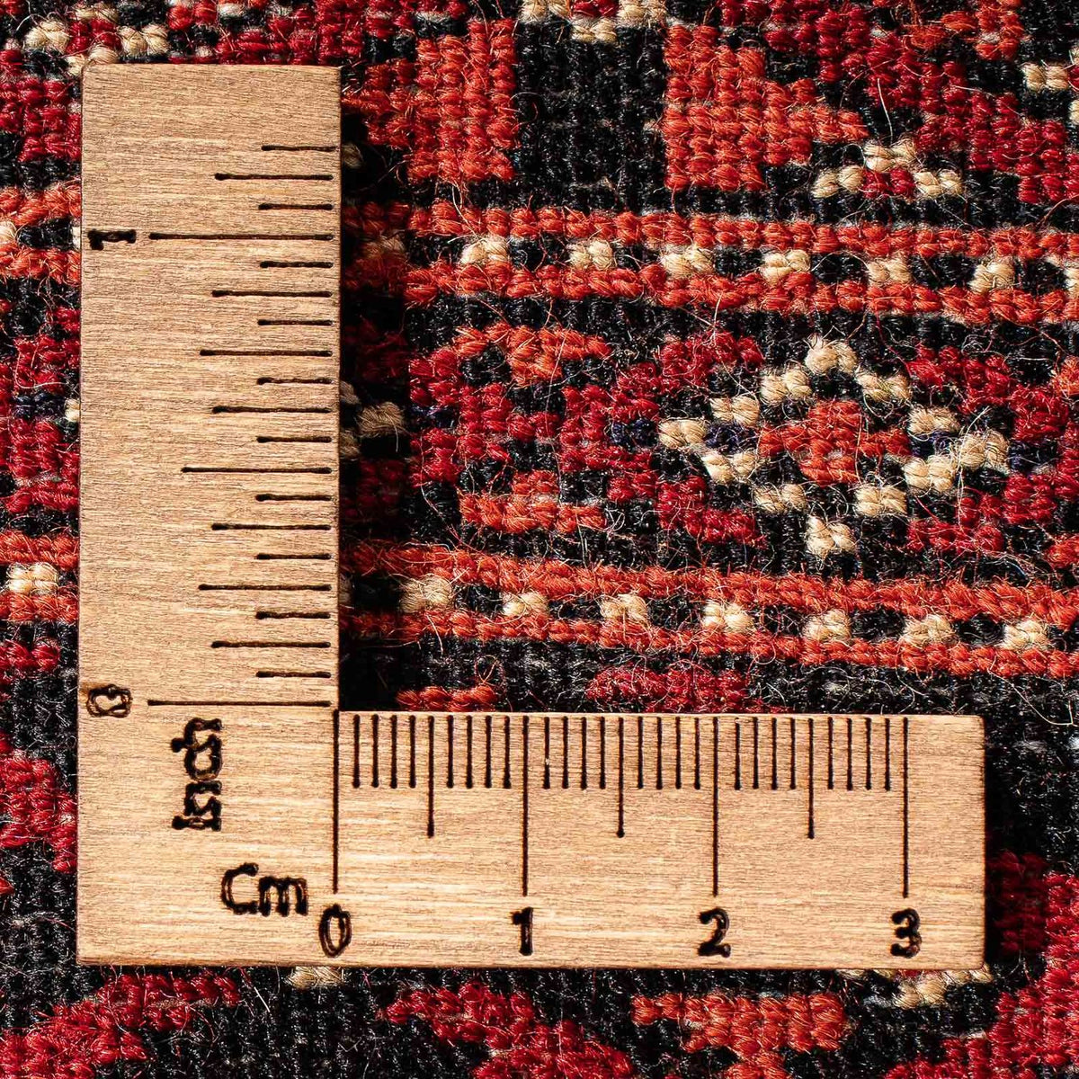 Pakistanska mattan - 94 x 62 cm - röd