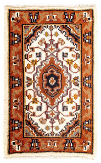 Orientaliska mattor - Bijar - Indus - 90 x 60 cm - beige