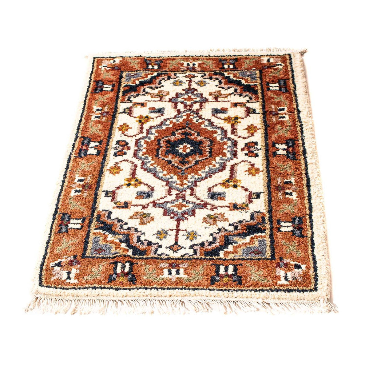 Orientaliska mattor - Bijar - Indus - 90 x 60 cm - beige