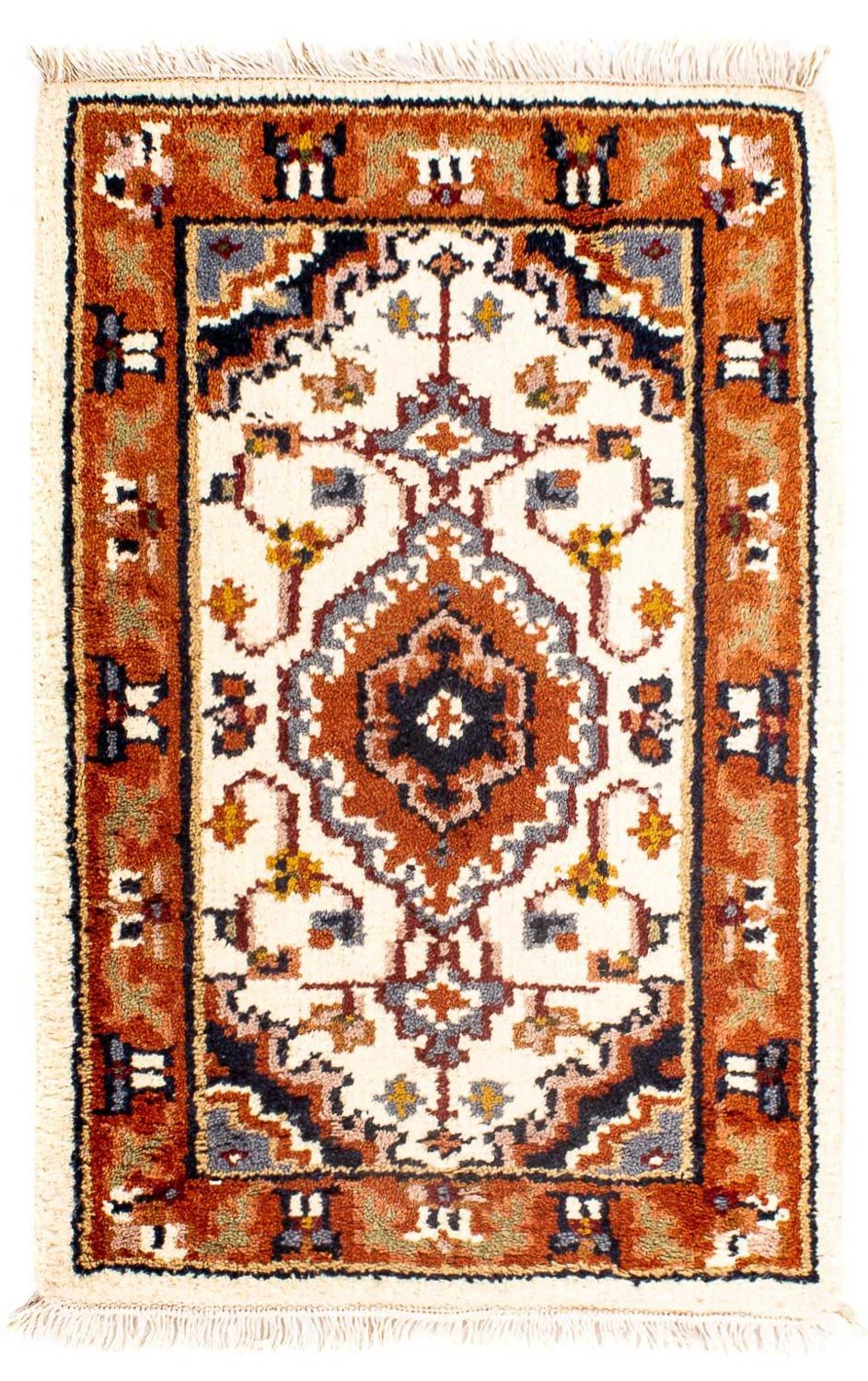 Orientaliska mattor - Bijar - Indus - 91 x 60 cm - beige