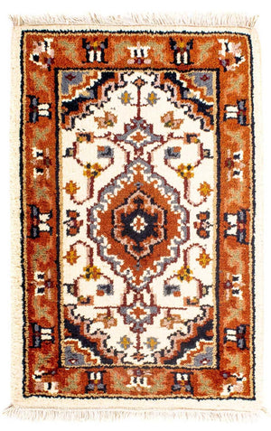 Orientaliska mattor - Bijar - Indus - 91 x 60 cm - beige
