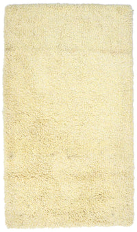 Hög luggmatta - 158 x 90 cm - beige