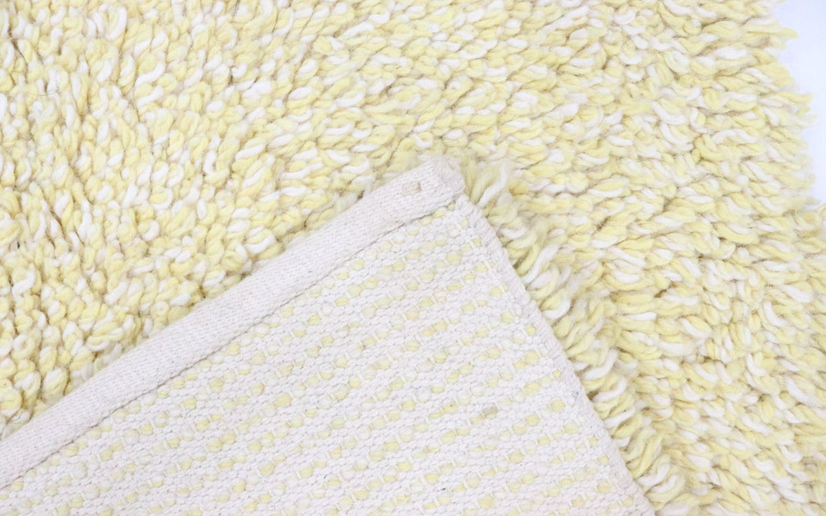 Hög luggmatta - 158 x 90 cm - beige