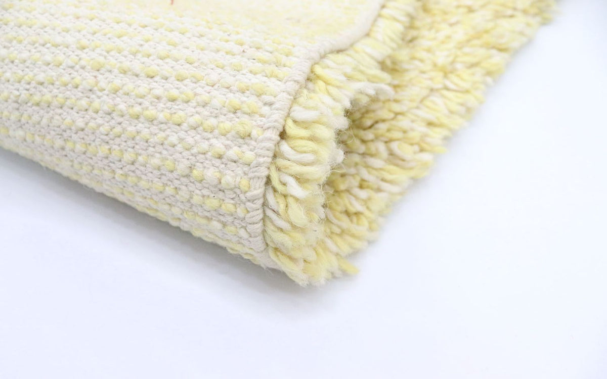 Hög luggmatta - 158 x 90 cm - beige