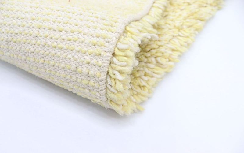 Hög luggmatta - 158 x 90 cm - beige