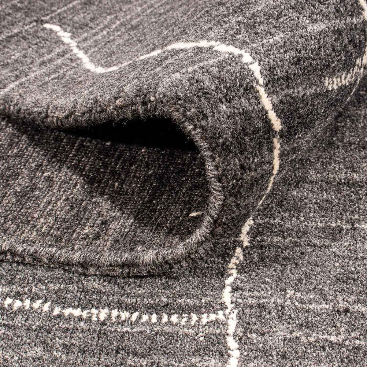 Gabbeh-mattan - Loribaft Indus - 200 x 142 cm - mörkbrun