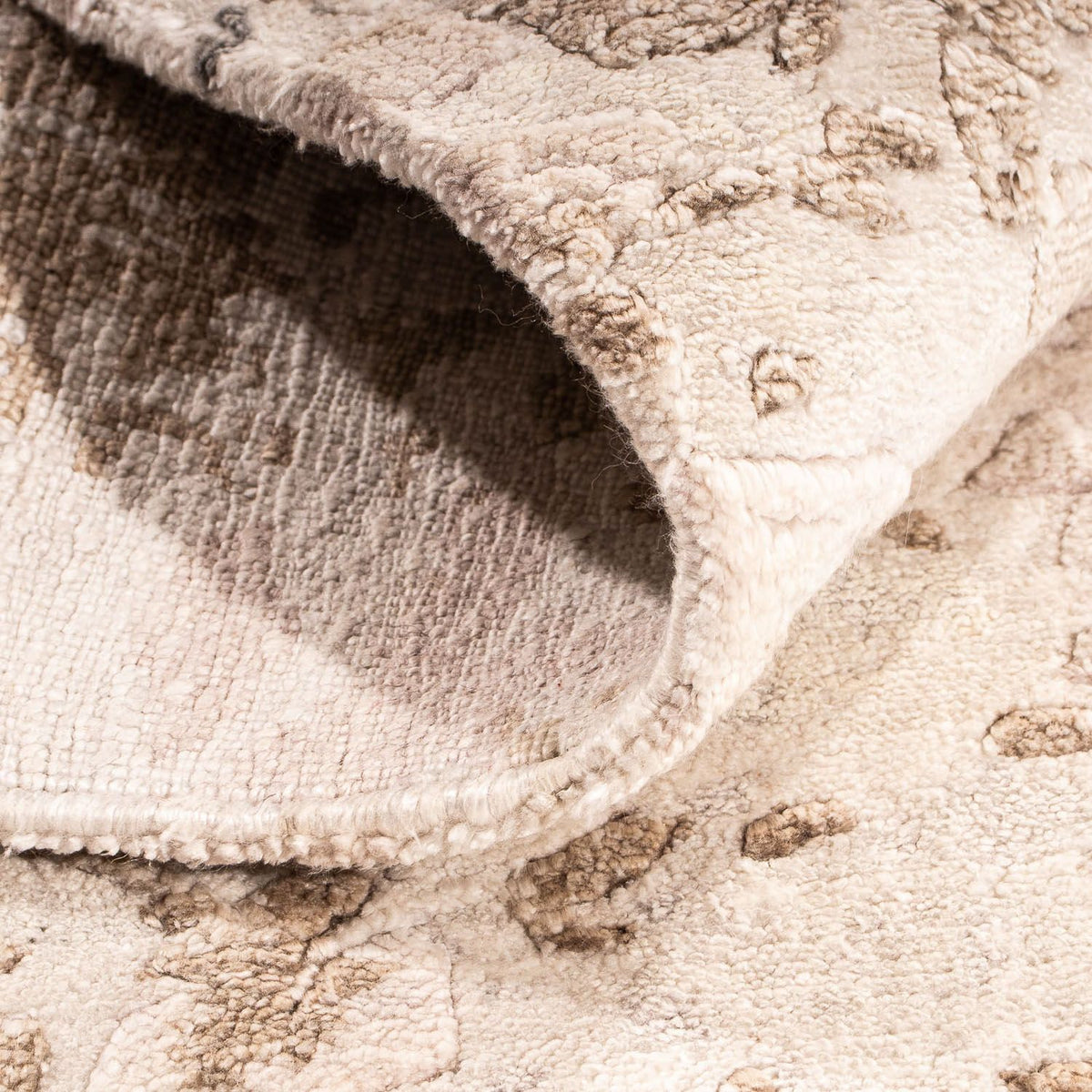 Designermatta - 90 x 60 cm - ljusbrun