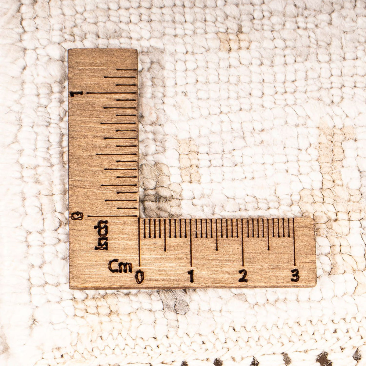 Designermatta - 90 x 60 cm - ljusbrun