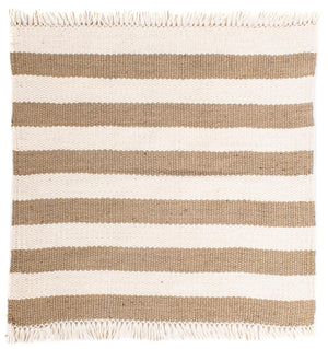 Kelim matta - trendig kvadrat  - 68 x 64 cm - beige