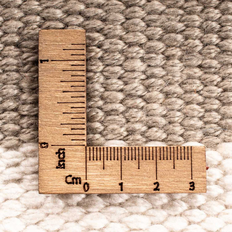 Kelim matta - trendig kvadrat  - 68 x 64 cm - beige