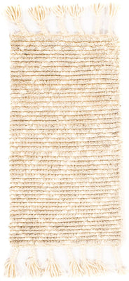 Kelim matta - trendig - 62 x 32 cm - beige
