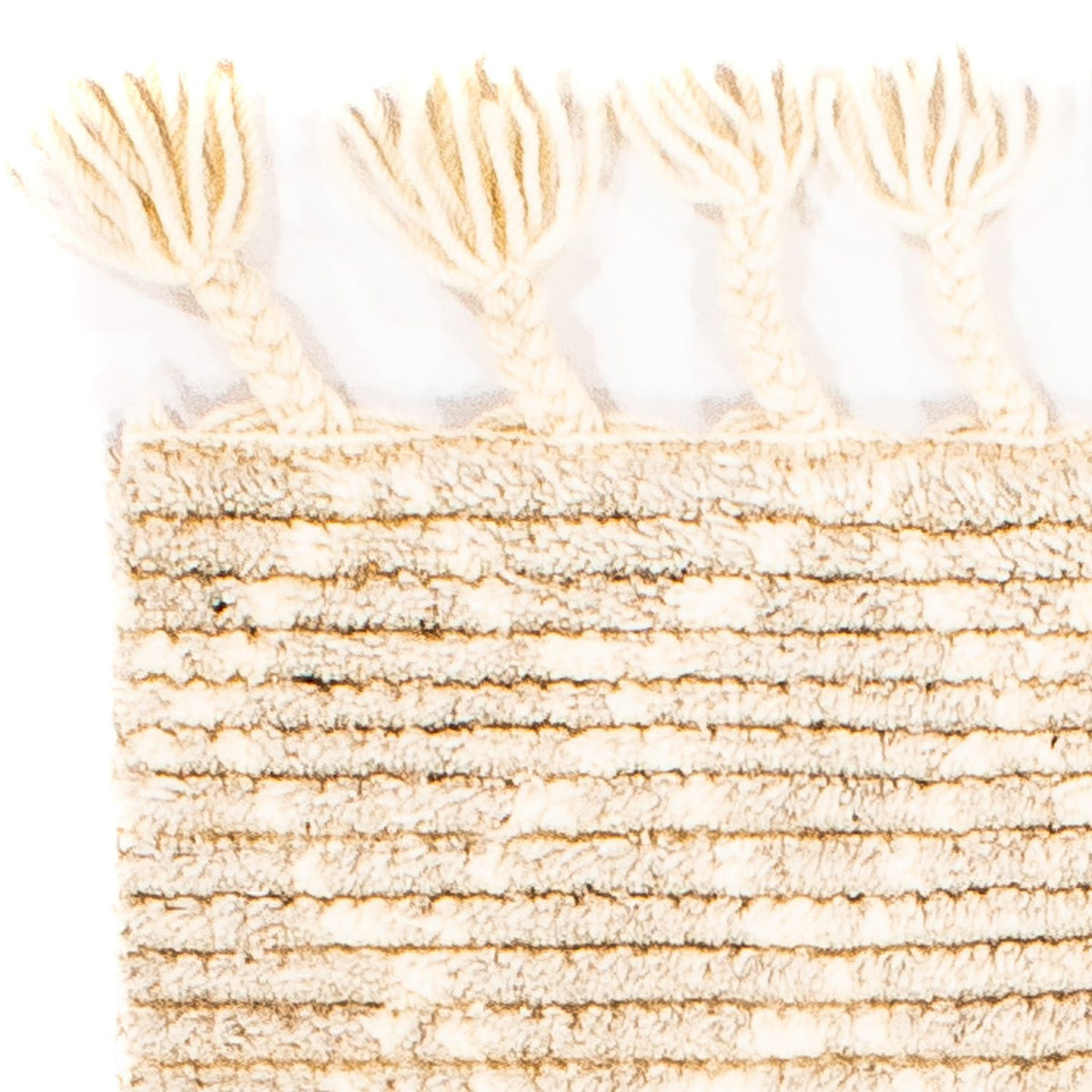 Kelim matta - trendig - 62 x 32 cm - beige