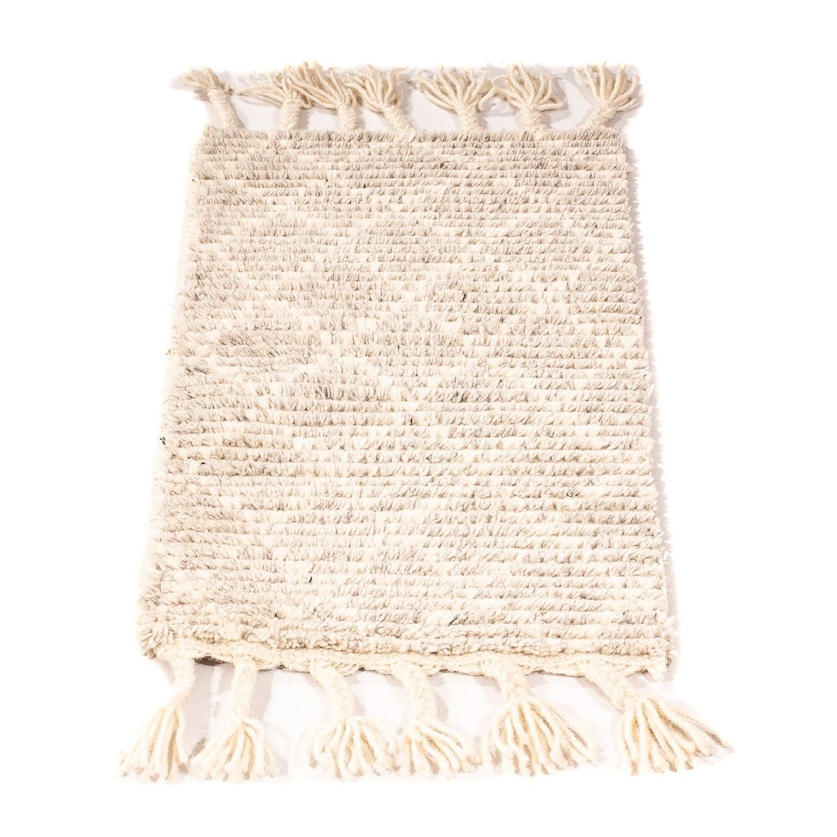 Kelim matta - trendig - 62 x 32 cm - beige