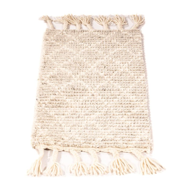 Kelim matta - trendig - 62 x 32 cm - beige