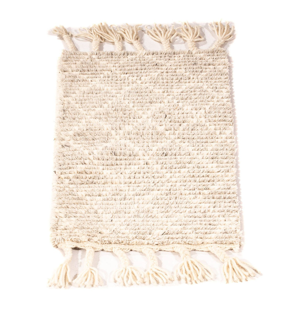 Kelim matta - trendig - 62 x 32 cm - beige
