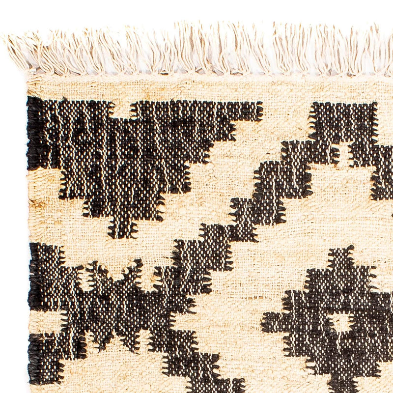 Kelim matta - trendig kvadrat  - 64 x 64 cm - beige