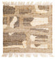 Modern kilim Mattan 62x61cm - Ullmatta