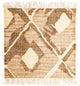 Modern kilim Mattan 63x62cm - Ullmatta