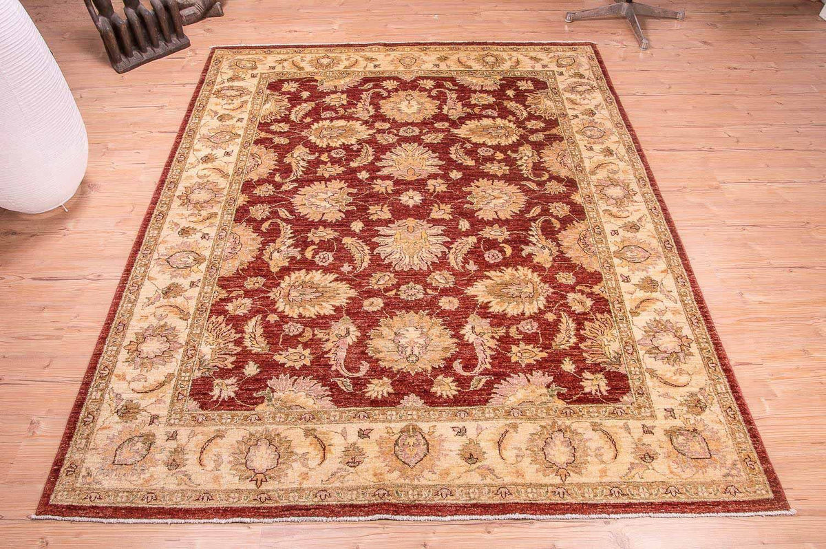 Ziegler Carpet - 219 x 178 cm - bordeaux röd