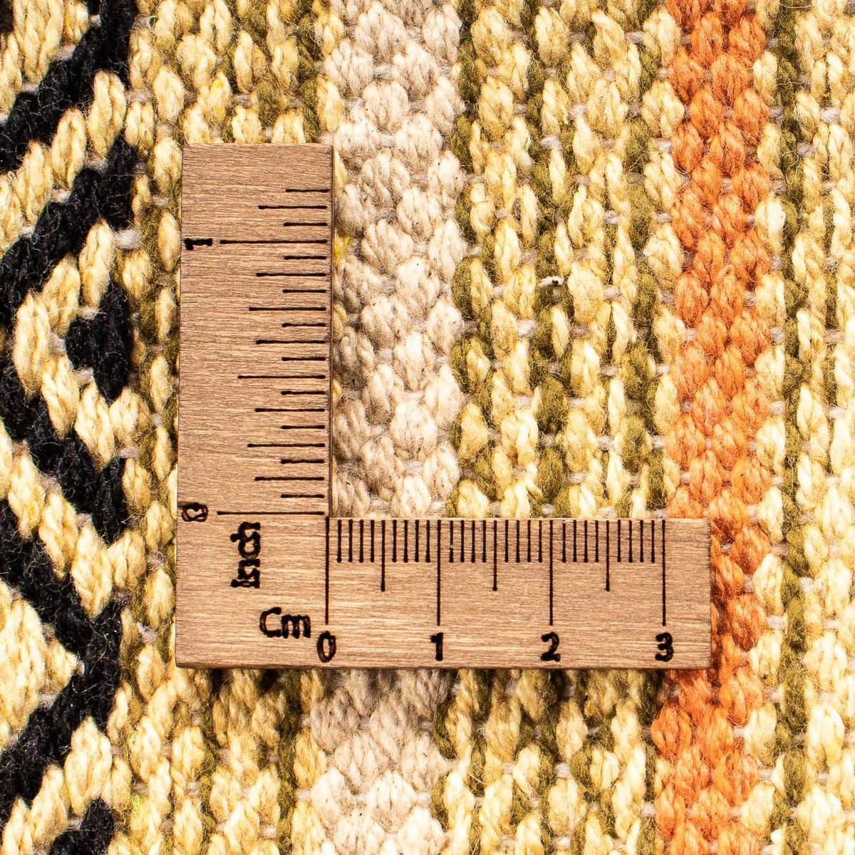 Kelim matta - trendig - 92 x 57 cm - flerfärgad