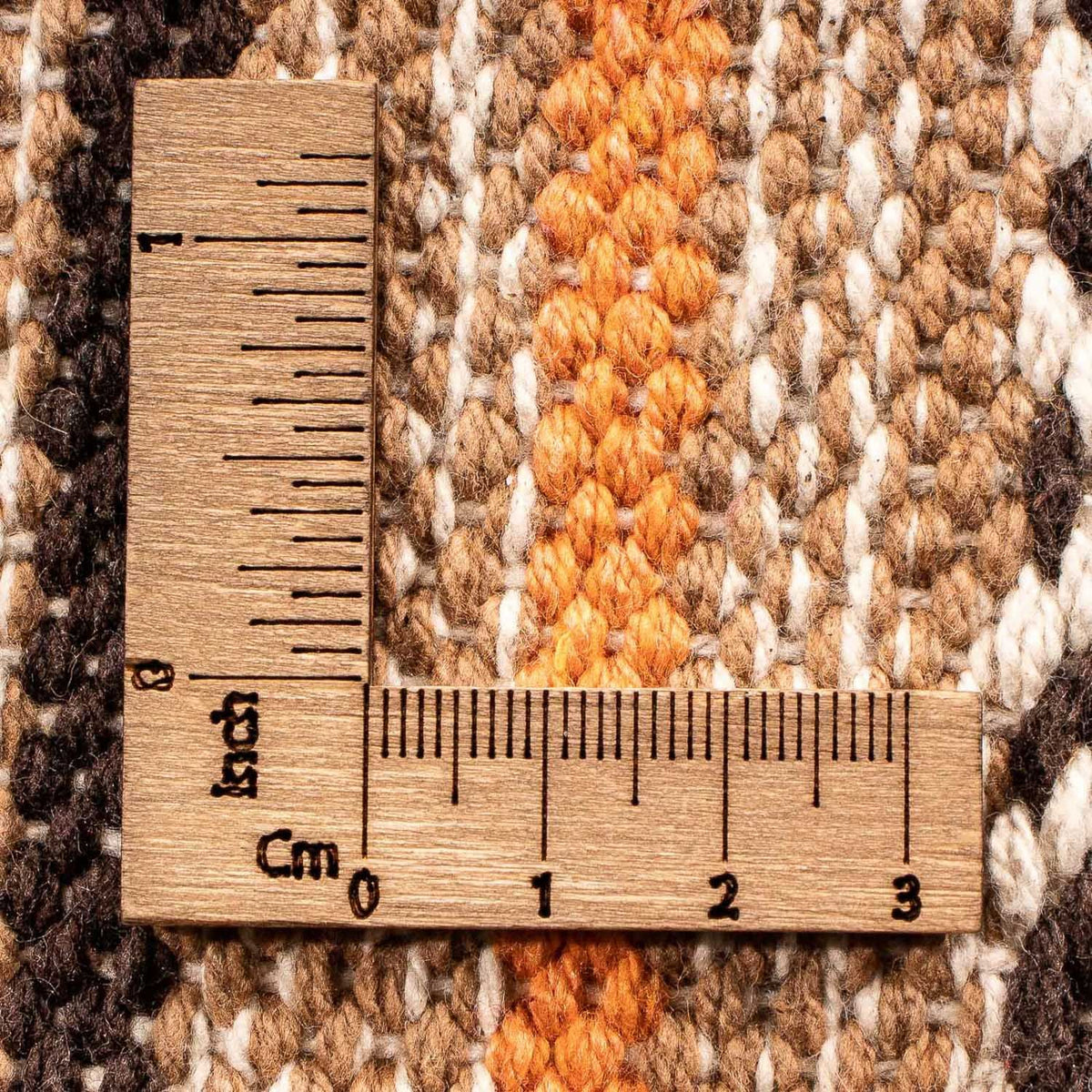 Kelim matta - trendig - 93 x 57 cm - flerfärgad