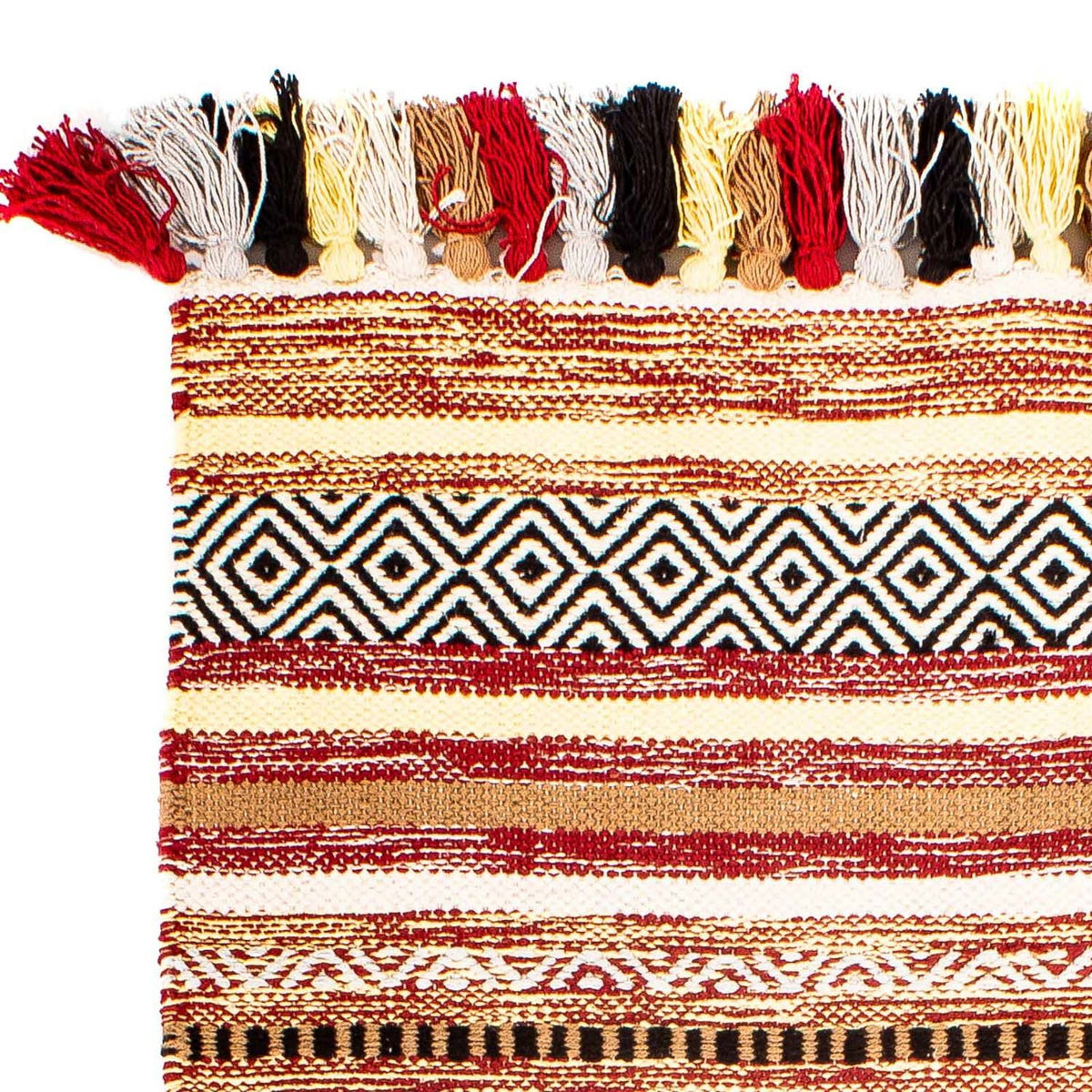 Kelim matta - trendig - 120 x 58 cm - flerfärgad
