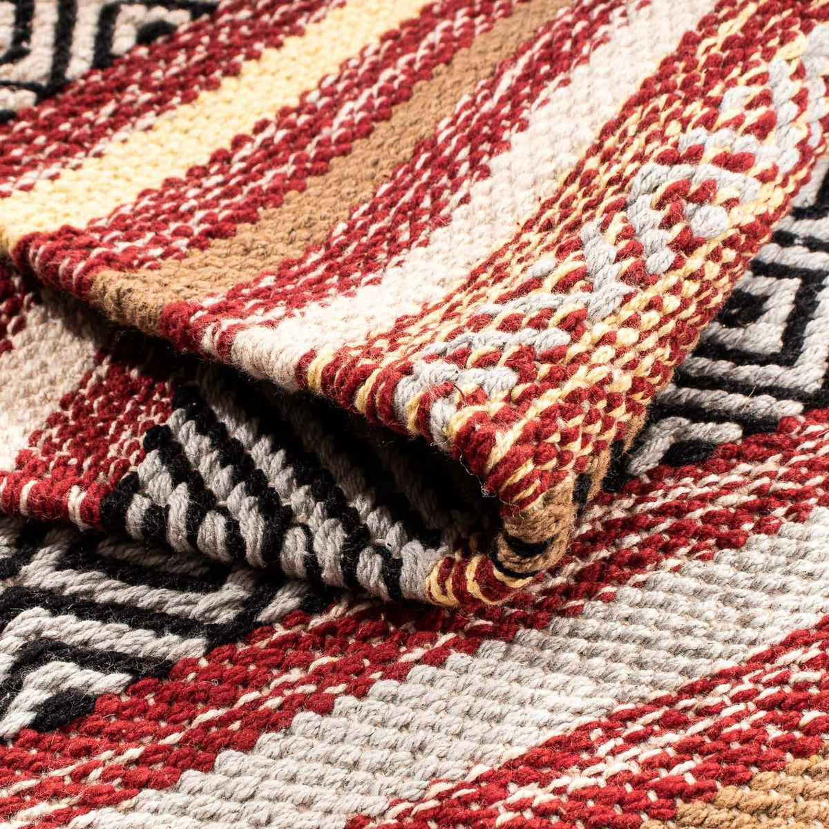 Kelim matta - trendig - 120 x 58 cm - flerfärgad