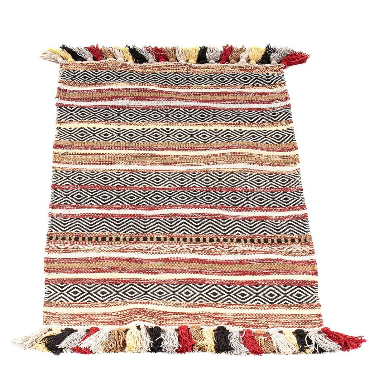 Kelim matta - trendig - 120 x 58 cm - flerfärgad