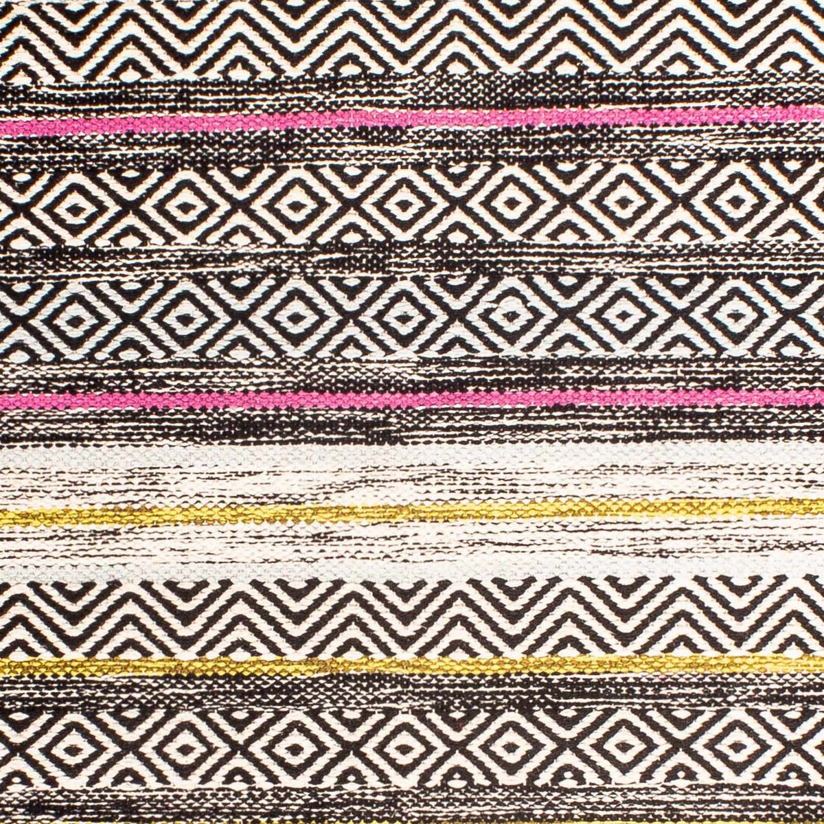 Kelim matta - trendig - 96 x 58 cm - flerfärgad