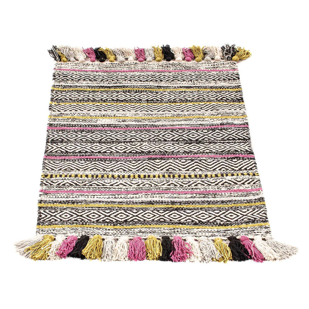 Kelim matta - trendig - 90 x 60 cm - flerfärgad