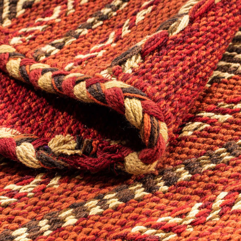 Kelim matta - trendig - 90 x 60 cm - röd