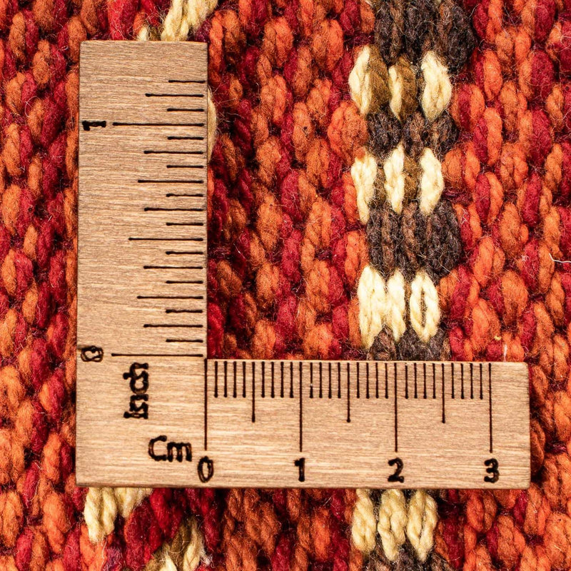 Kelim matta - trendig - 90 x 60 cm - röd