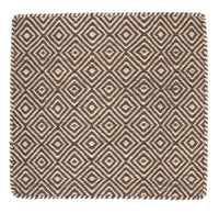 Kelim matta - trendig kvadrat  - 45 x 45 cm - flerfärgad