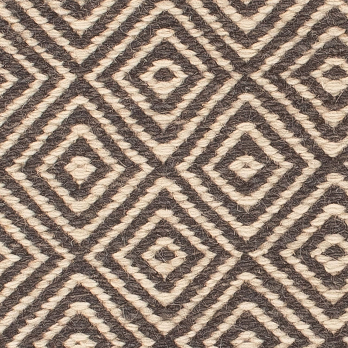 Kelim matta - trendig kvadrat  - 45 x 45 cm - flerfärgad