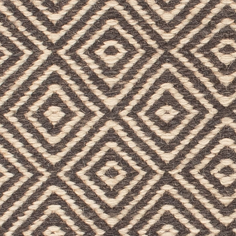 Kelim matta - trendig kvadrat  - 45 x 45 cm - flerfärgad