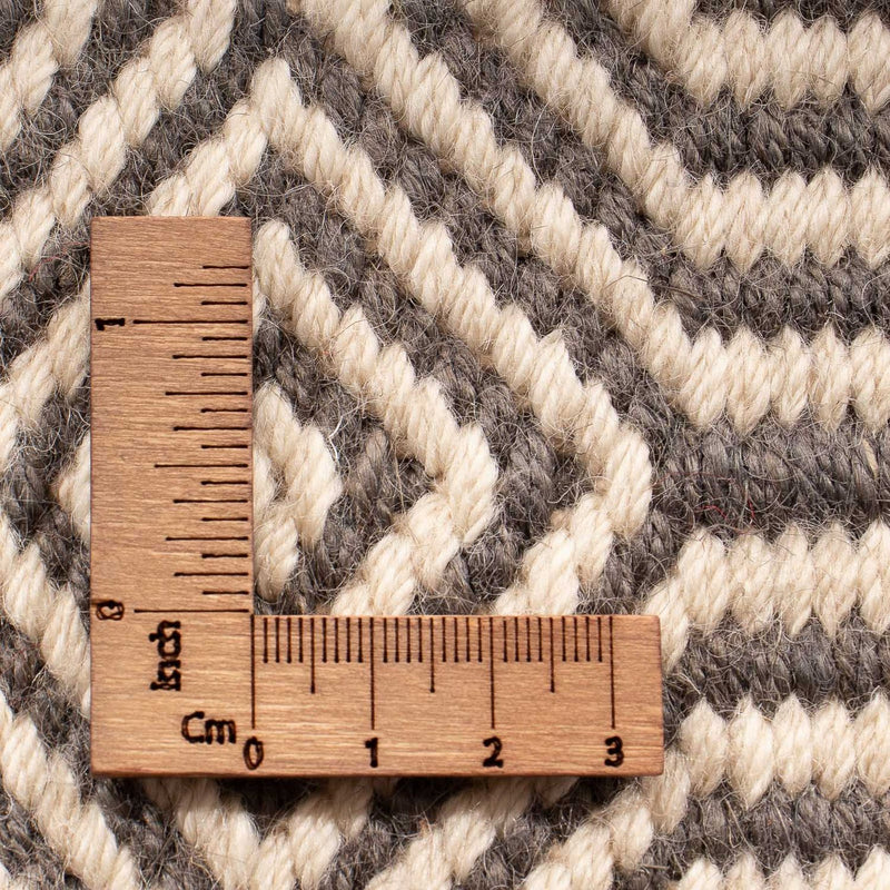 Kelim matta - trendig kvadrat  - 47 x 44 cm - flerfärgad