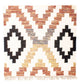 Modern kilim Mattan 69x67cm - Ullmatta