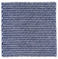 Kelim matta - trendig kvadrat  - 63 x 62 cm - mörkblå