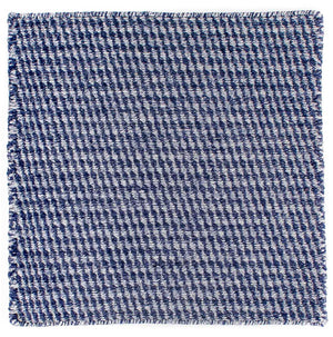 Kelim matta - trendig kvadrat  - 63 x 62 cm - mörkblå