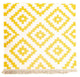 Modern kilim Mattan 80x72cm - Ullmatta