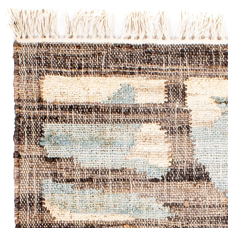 Kelim matta - trendig kvadrat  - 60 x 60 cm - flerfärgad